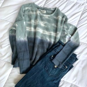 American Eagle Tie Dye Crew Neck Sweatshirt